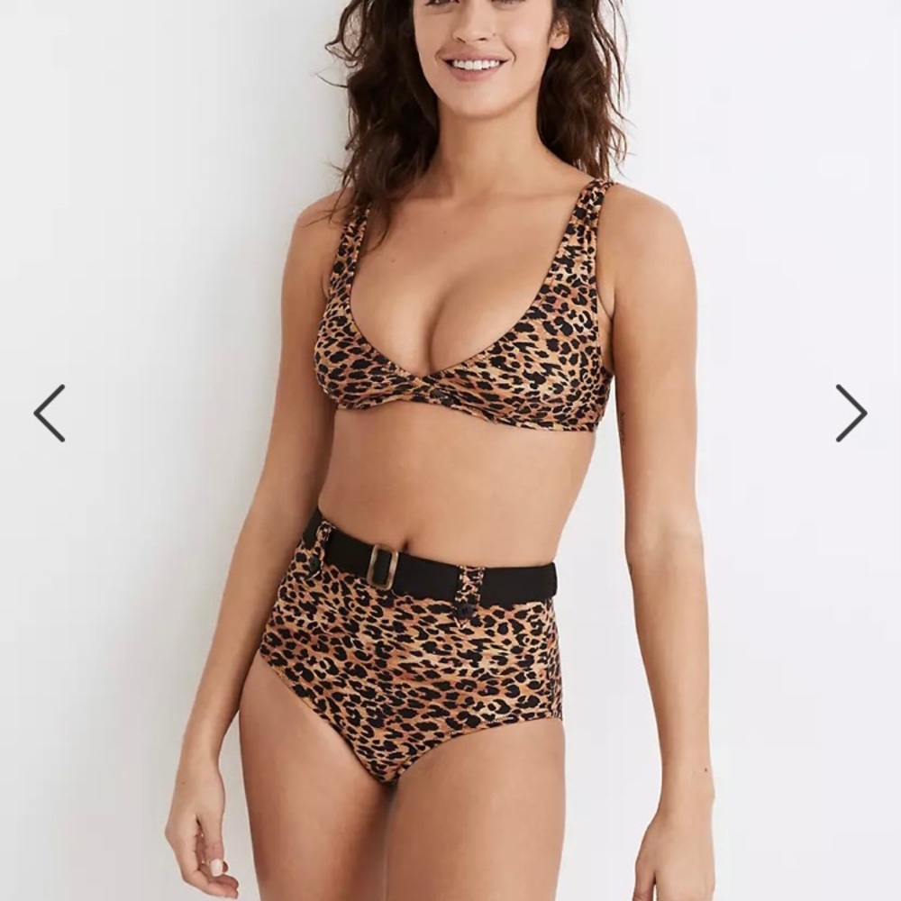 Solid & Striped Leopard Bikini